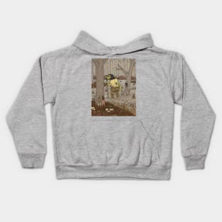 Hiding from Stinkbottom Troll Kids Hoodie